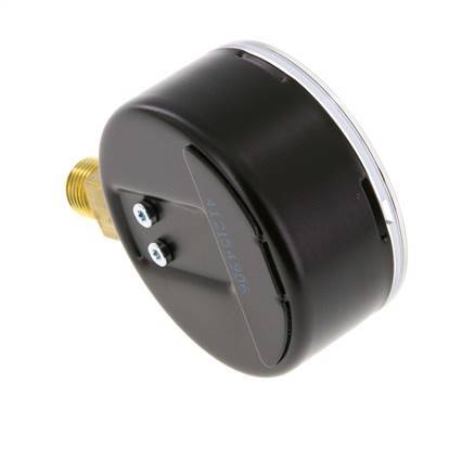 0..100 Bar (0..1450 psi) Pressure Gauge Below Steel/Brass 63 mm Class 1.6