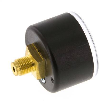 0..10 Bar (0..145 psi) Pressure Gauge Rear Plastic/Brass 40 mm Class 2.5