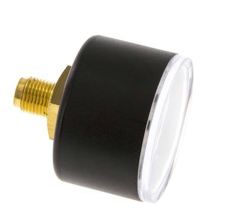 0..10 Bar (0..145 psi) Pressure Gauge Rear Plastic/Brass 40 mm Class 2.5