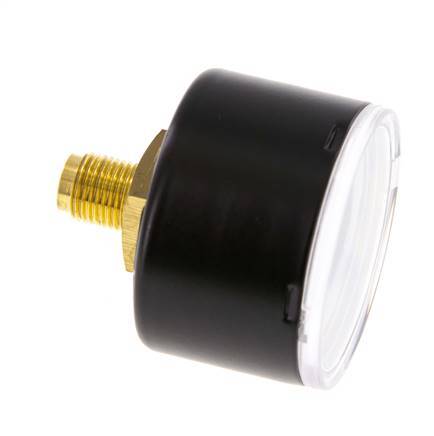 0..10 Bar (0..145 psi) Pressure Gauge Rear Steel/Brass 40 mm Class 1.6