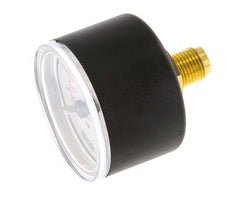 0..1 Bar (0..15 psi) Pressure Gauge Rear Plastic/Brass 40 mm Class 2.5
