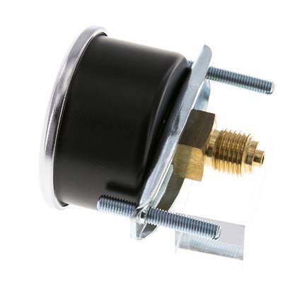 0..1 Bar (0..15 psi) Panel Mount Pressure Gauge Steel/Brass 50 mm Class 2.5 (Bracket)