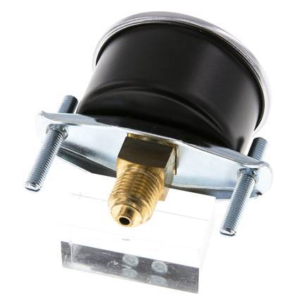 0..1 Bar (0..15 psi) Panel Mount Pressure Gauge Steel/Brass 50 mm Class 2.5 (Bracket)