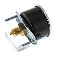 0..1 Bar (0..15 psi) Panel Mount Pressure Gauge Steel/Brass 50 mm Class 2.5 (Bracket)