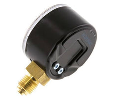 0..1 Bar (0..15 psi) Pressure Gauge Below Steel/Brass 50 mm Class 1.6