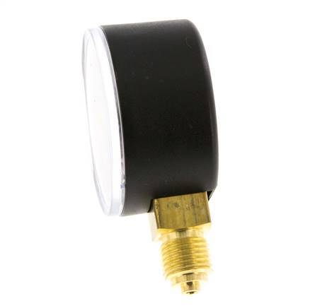 0..160 Bar (0..2321 psi) Pressure Gauge Below Plastic/Brass 50 mm Class 2.5