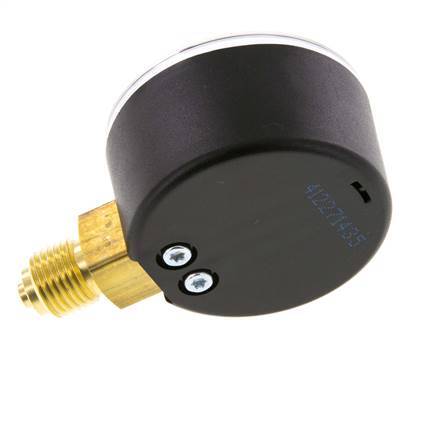 0..160 Bar (0..2321 psi) Pressure Gauge Below Plastic/Brass 50 mm Class 2.5