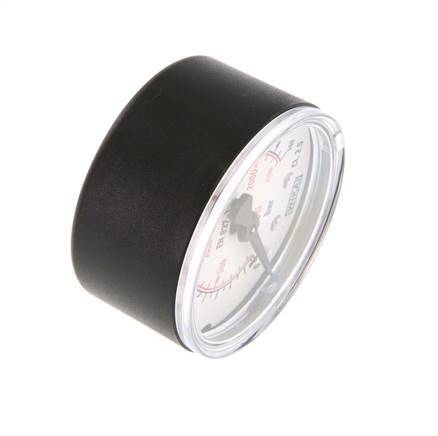 0..160 Bar (0..2321 psi) Pressure Gauge Below Plastic/Brass 50 mm Class 2.5