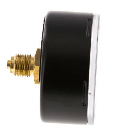 0..1 Bar (0..15 psi) Pressure Gauge Rear Steel/Brass 63 mm Class 1.6