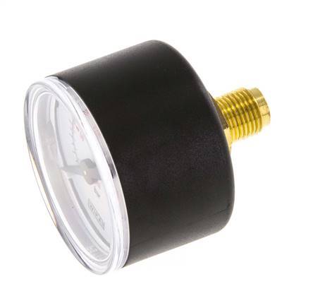 0..16 Bar (0..232 psi) Pressure Gauge Rear Plastic/Brass 40 mm Class 2.5