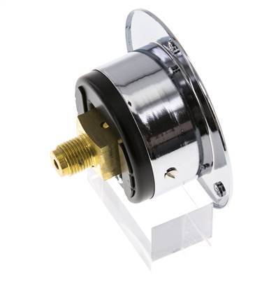 0..16 Bar (0..232 psi) Panel Mount Pressure Gauge Steel/Brass 40 mm Class 2.5 (Front Panel)