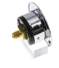 0..16 Bar (0..232 psi) Panel Mount Pressure Gauge Steel/Brass 40 mm Class 2.5 (Front Panel)