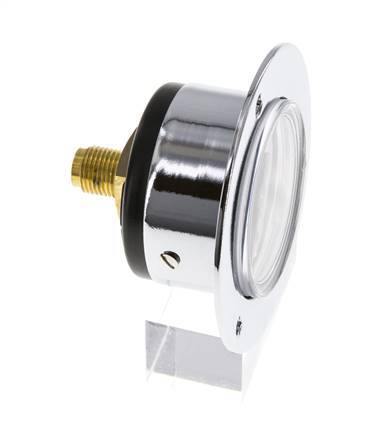 0..16 Bar (0..232 psi) Panel Mount Pressure Gauge Steel/Brass 40 mm Class 2.5 (Front Panel)