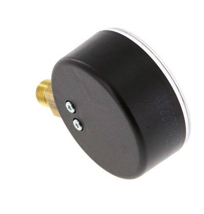 0..16 Bar (0..232 psi) Pressure Gauge Below Plastic/Brass 63 mm Class 2.5