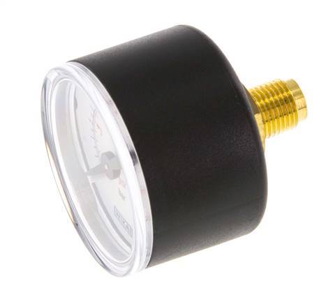 0..1.6 Bar (0..23 psi) Pressure Gauge Rear Plastic/Brass 40 mm Class 2.5