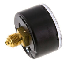 0..1.6 Bar (0..23 psi) Pressure Gauge Rear Steel/Brass 50 mm Class 1.6
