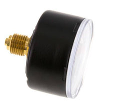 0..1.6 Bar (0..23 psi) Pressure Gauge Rear Steel/Brass 50 mm Class 1.6