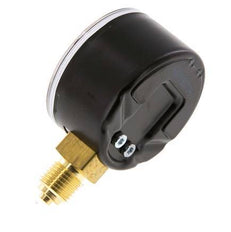 0..1.6 Bar (0..23 psi) Pressure Gauge Below Steel/Brass 50 mm Class 1.6