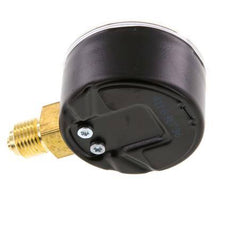 0..1.6 Bar (0..23 psi) Pressure Gauge Below Steel/Brass 50 mm Class 1.6