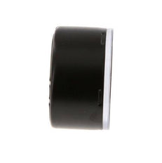 0..1.6 Bar (0..23 psi) Pressure Gauge Below Steel/Brass 50 mm Class 1.6