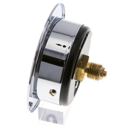 0..1.6 Bar (0..23 psi) Panel Mount Pressure Gauge Steel/Brass 63 mm Class 2.5 (Front Panel)