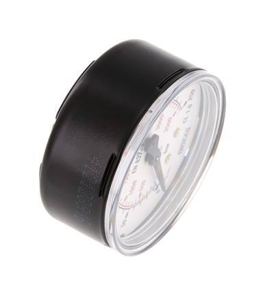 0..250 Bar (0..3626 psi) Pressure Gauge Below Steel/Brass 63 mm Class 1.6