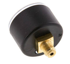 0..25 Bar (0..363 psi) Pressure Gauge Rear Plastic/Brass 40 mm Class 2.5