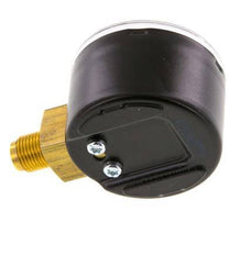 0..25 Bar (0..363 psi) Pressure Gauge Below Steel/Brass 40 mm Class 1.6