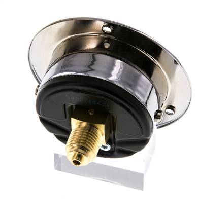 0..25 Bar (0..363 psi) Panel Mount Pressure Gauge Steel/Brass 50 mm Class 2.5 (Front Panel)
