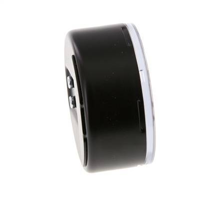 0..25 Bar (0..363 psi) Pressure Gauge Below Steel/Brass 63 mm Class 1.6