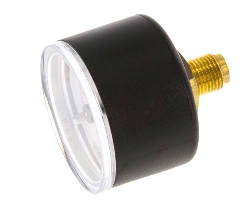 0..2.5 Bar (0..36 psi) Pressure Gauge Rear Plastic/Brass 40 mm Class 2.5