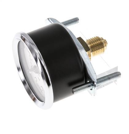 0..2.5 Bar (0..36 psi) Panel Mount Pressure Gauge Steel/Brass 50 mm Class 2.5 (Bracket)