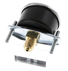 0..2.5 Bar (0..36 psi) Panel Mount Pressure Gauge Steel/Brass 50 mm Class 2.5 (Bracket)