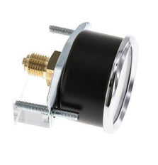 0..2.5 Bar (0..36 psi) Panel Mount Pressure Gauge Steel/Brass 50 mm Class 2.5 (Bracket)