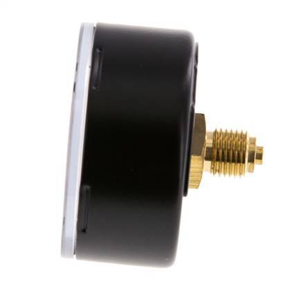 0..2.5 Bar (0..36 psi) Pressure Gauge Rear Steel/Brass 63 mm Class 1.6