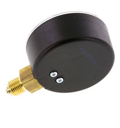 0..315 Bar (0..4569 psi) Pressure Gauge Below Plastic/Brass 63 mm Class 2.5