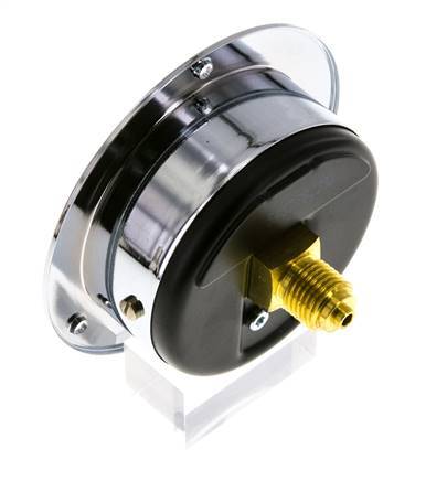 0..315 Bar (0..4569 psi) Panel Mount Pressure Gauge Steel/Brass 63 mm Class 2.5 (Front Panel)