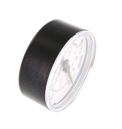 0..400 Bar (0..5802 Psi) Pressure Gauge Below Plastic/Brass 63 Mm Class ...