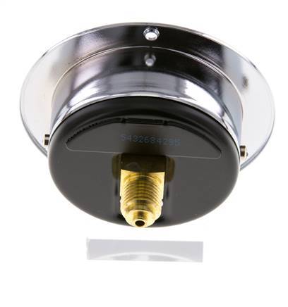 0..400 Bar (0..5802 psi) Panel Mount Pressure Gauge Steel/Brass 63 mm Class 2.5 (Front Panel)
