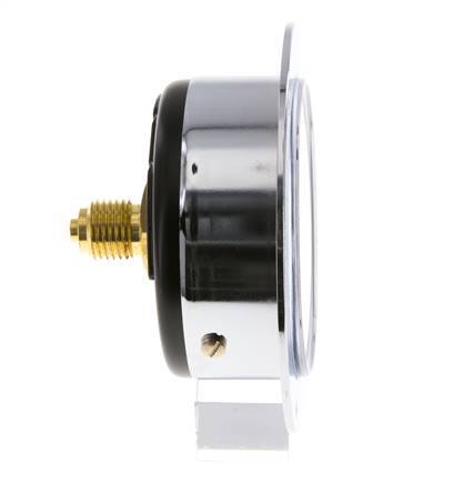 0..400 Bar (0..5802 psi) Panel Mount Pressure Gauge Steel/Brass 63 mm Class 2.5 (Front Panel)