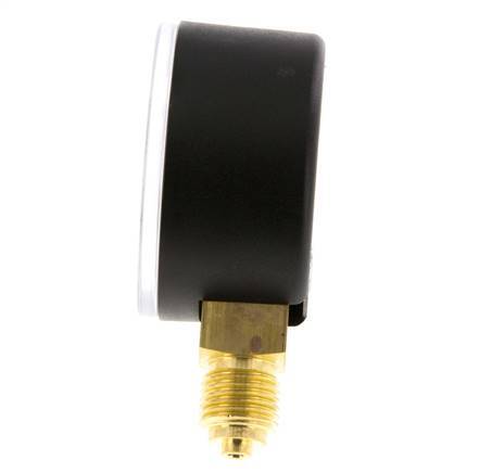 0..40 Bar (0..580 psi) Pressure Gauge Below Plastic/Brass 50 mm Class 2.5