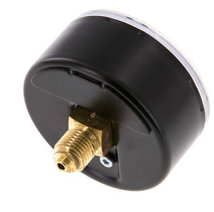 0..40 Bar (0..580 psi) Pressure Gauge Rear Steel/Brass 63 mm Class 1.6