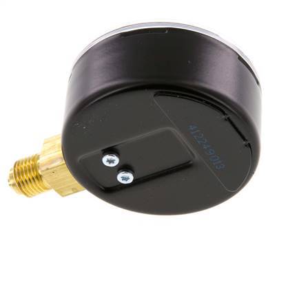 0..40 Bar (0..580 psi) Pressure Gauge Below Steel/Brass 63 mm Class 1.6
