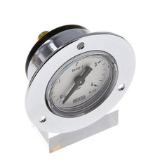0..4 Bar (0..58 psi) Panel Mount Pressure Gauge Steel/Brass 40 mm Class 2.5 (Front Panel)