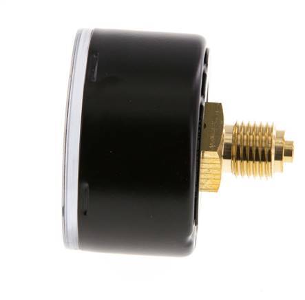 0..4 Bar (0..58 psi) Pressure Gauge Rear Steel/Brass 50 mm Class 1.6