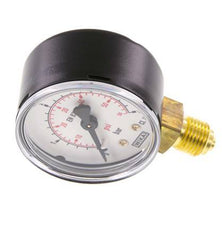 0..4 Bar (0..58 psi) Pressure Gauge Below Steel/Brass 50 mm Class 1.6