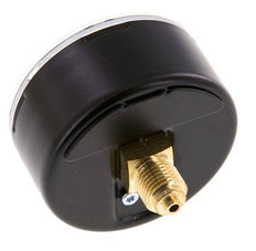 0..4 Bar (0..58 psi) Pressure Gauge Rear Steel/Brass 63 mm Class 1.6