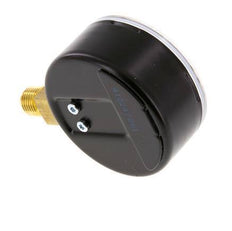 0..4 Bar (0..58 psi) Pressure Gauge Below Steel/Brass 63 mm Class 1.6