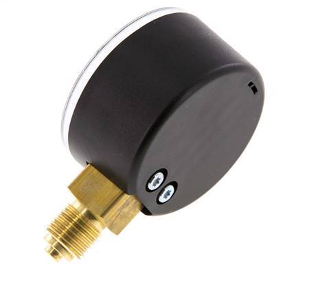 0..60 Bar (0..870 psi) Pressure Gauge Below Plastic/Brass 50 mm Class 2.5