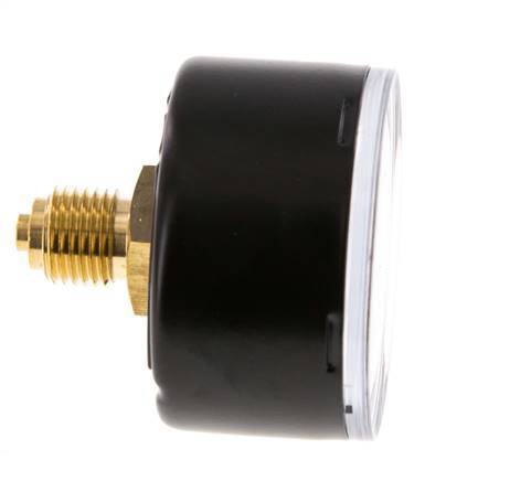 0..60 Bar (0..870 psi) Pressure Gauge Rear Steel/Brass 50 mm Class 1.6
